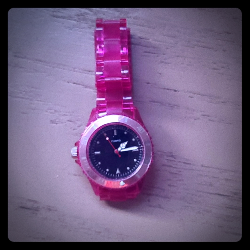 Pink watch